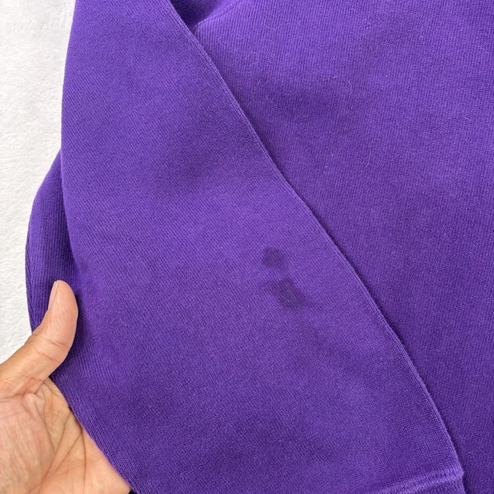 Polo Ralph Lauren Purple 1/4 Zip Pullover Long Sleeve Sweater Men's XXL